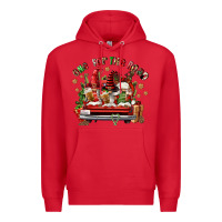Red one for the road coffee Premium Hoodie - FaDigitalArtStudio