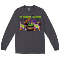 Smoke my favorite monsters calls me mom Long Sleeve Tee - CowGirlArtShop