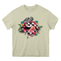 Mossy race lip Heavy Core Tee - JahusDesignShop