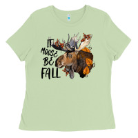 Matcha It Moose Be Fall Ladies Tee - LillyAllenDesigns