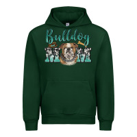 Forest Green bulldog mom Urban Hoodie - BarkalooDesign