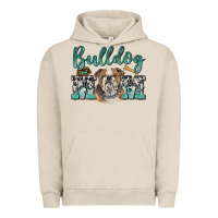 Pigment French Oak bulldog mom Urban Hoodie - BarkalooDesign