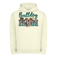 Pigment Pistachio bulldog mom Urban Hoodie - BarkalooDesign
