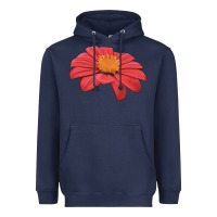 Navy del sol sunflower Heavyweight Hoodie - LillyAllenDesigns
