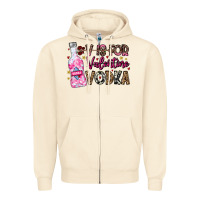 Sandshell V is For Valentine Vodka Zipper Hoodie - CowhideDigitalArt