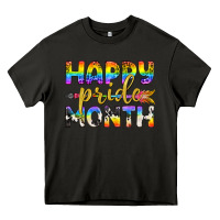 Asphalt Western Happy Pride Month LGBTQ+ Heavy Core Tee - BundleAndBundleShop