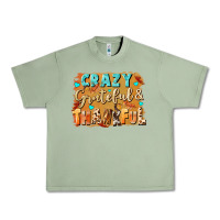 Oil Green Crazy grateful and thankful Urban Heavy Tee - NancyCooperArtShop