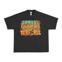 Pigment Black Crazy grateful and thankful Urban Heavy Tee - NancyCooperArtShop