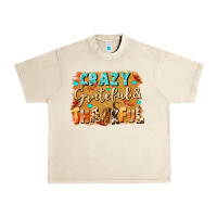 Sandshell Crazy grateful and thankful Urban Heavy Tee - NancyCooperArtShop