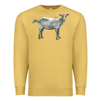 Antique Gold saanen goat Premium Sweatshirt - LillyAllenDesigns