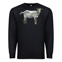 Black saanen goat Premium Sweatshirt - LillyAllenDesigns
