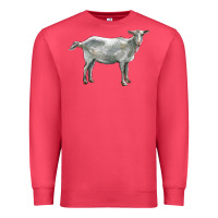 Cardinal saanen goat Premium Sweatshirt - LillyAllenDesigns