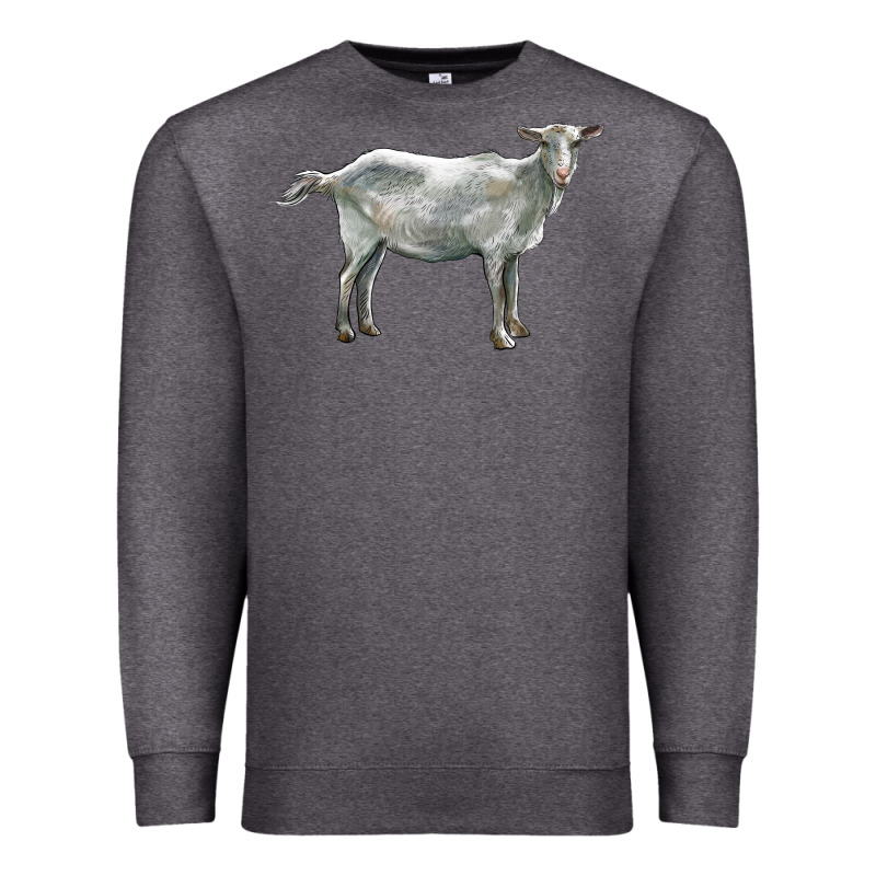 Saanen Goat Premium Sweatshirt by LillyAllenDesigns | Teevron