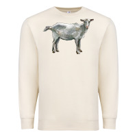 Sandshell saanen goat Premium Sweatshirt - LillyAllenDesigns