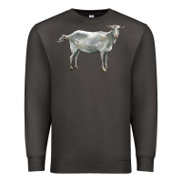 Smoke saanen goat Premium Sweatshirt - LillyAllenDesigns