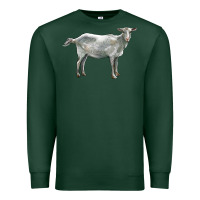 Sports Green saanen goat Premium Sweatshirt - LillyAllenDesigns