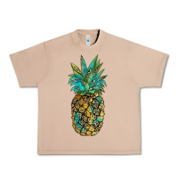 Burro leopar turquoise pineapple Urban Heavy Tee - JahusDesignShop