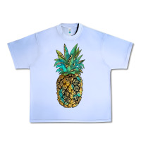 Grape Ice leopar turquoise pineapple Urban Heavy Tee - JahusDesignShop