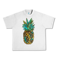 Lunar Rock leopar turquoise pineapple Urban Heavy Tee - JahusDesignShop