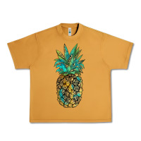 Peanut Butter leopar turquoise pineapple Urban Heavy Tee - JahusDesignShop