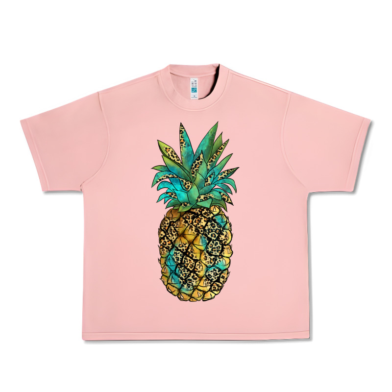 Leopar Turquoise Pineapple Urban Heavy Tee by JahusDesignShop | Teevron