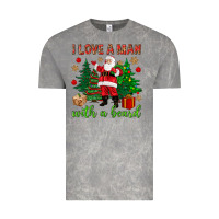 Cloud Rock I love a man with a beard Christmas Vintage Tee - NancyCooperArtShop