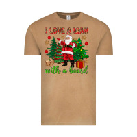 Vintage Camel I love a man with a beard Christmas Vintage Tee - NancyCooperArtShop