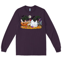 Plum halloween chicken Long Sleeve Tee - CowGirlArtShop
