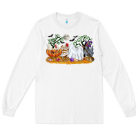 White halloween chicken Long Sleeve Tee - CowGirlArtShop
