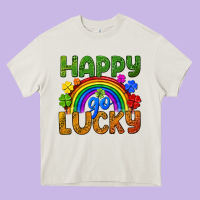 Western Happy Go Lucky Lgbtq+ Heavy Core Tee Designed By Bundleandbundleshop