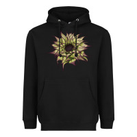 Black sun   fill purple sunflower Heavyweight Hoodie - LillyAllenDesigns
