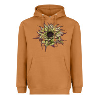 Meerkat sun   fill purple sunflower Heavyweight Hoodie - LillyAllenDesigns