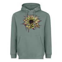 Sage sun   fill purple sunflower Heavyweight Hoodie - LillyAllenDesigns