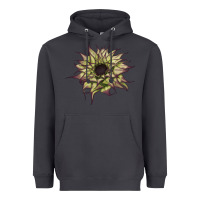 Smoke sun   fill purple sunflower Heavyweight Hoodie - LillyAllenDesigns