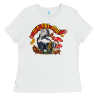 White It's Fall Y'all Skunk Ladies Tee - LillyAllenDesigns