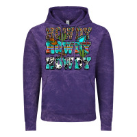 Cloud Purple Western Howdy Howdy Howdy Vintage Hoodie - HowdyJamesFarm