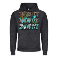 Vintage Black Western Howdy Howdy Howdy Vintage Hoodie - HowdyJamesFarm