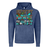 Vintage Denim Western Howdy Howdy Howdy Vintage Hoodie - HowdyJamesFarm