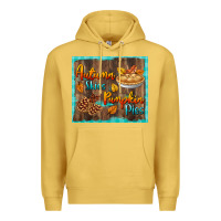 Antique Gold autumn skies pumpkin pies tumbler Premium Hoodie - BundleAndBundleShop