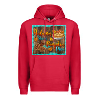 Cardinal autumn skies pumpkin pies tumbler Premium Hoodie - BundleAndBundleShop