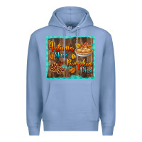 Colony Blue autumn skies pumpkin pies tumbler Premium Hoodie - BundleAndBundleShop