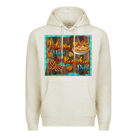 Oatmeal Heather autumn skies pumpkin pies tumbler Premium Hoodie - BundleAndBundleShop