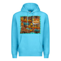 Ocean Blue autumn skies pumpkin pies tumbler Premium Hoodie - BundleAndBundleShop