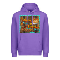 Purple autumn skies pumpkin pies tumbler Premium Hoodie - BundleAndBundleShop