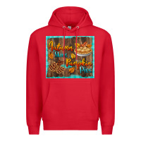 Red autumn skies pumpkin pies tumbler Premium Hoodie - BundleAndBundleShop