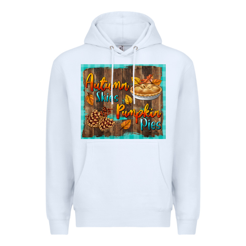 Autumn Skies Pumpkin Pies Tumbler Premium Hoodie by BundleAndBundleShop | Teevron