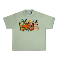 Oil Green Fall love Urban Heavy Tee - NancyCooperArtShop