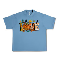Pebble Blue Fall love Urban Heavy Tee - NancyCooperArtShop