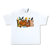 White Fall love Urban Heavy Tee - NancyCooperArtShop