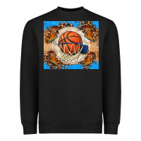 Black basketball Heavyweight Sweatshirt - FaDigitalArtStudio